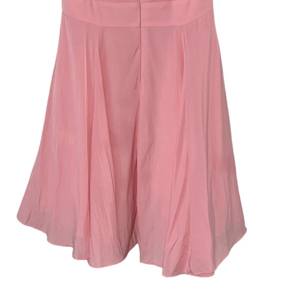 1.STATE Puff Sleeve Tiered Mini Dress – V-Neck – Pink – Size S - Picture 8 of 15